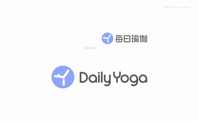 半岛Daily yoga 每日瑜伽品牌设计(图1)